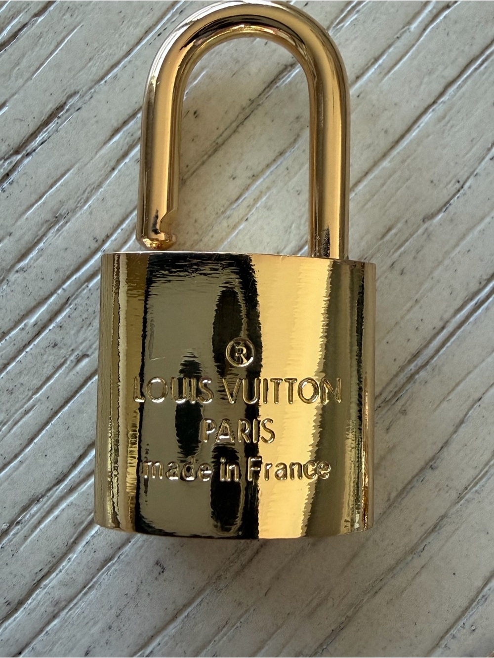 LV Gold Lock and Key Set - Picture 3 of 4